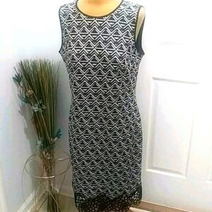 Maia Crew Neck Sheath Dress